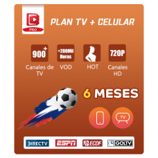 Plan TV + Celular (Semestral 6 Meses)